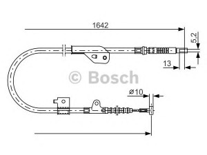BOSCH 1 987 477 981 trosas, stovėjimo stabdys 
 Stabdžių sistema -> Valdymo svirtys/trosai
36531 0F500, 36531 9F000, 36531 9F510