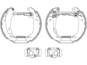 HELLA 8DB 355 003-771 stabdžių trinkelių komplektas 
 Techninės priežiūros dalys -> Papildomas remontas
7701202542, 7701202661, 7701202820