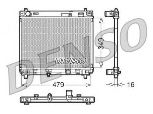 DENSO DRM50004 radiatorius, variklio aušinimas 
 Aušinimo sistema -> Radiatorius/alyvos aušintuvas -> Radiatorius/dalys
164000N050