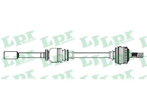 LPR DS52424 kardaninis velenas 
 Ratų pavara -> Kardaninis velenas
8200113931, 8200236118, 8200113931