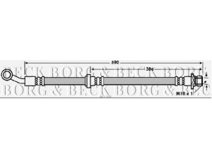 BORG & BECK BBH7604 stabdžių žarnelė 
 Stabdžių sistema -> Stabdžių žarnelės
01464-SJH-E01