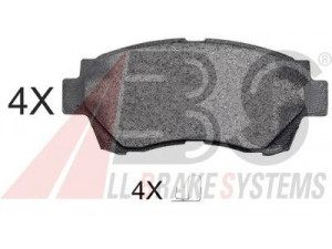 A.B.S. 36713 OE stabdžių trinkelių rinkinys, diskinis stabdys 
 Techninės priežiūros dalys -> Papildomas remontas
04465-20230, 04465-20260, 04465-20590