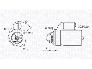 MAGNETI MARELLI 063280005010 starteris 
 Elektros įranga -> Starterio sistema -> Starteris
1057652, 1061458, 1095570, 1097126