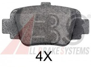 A.B.S. 36849 OE stabdžių trinkelių rinkinys, diskinis stabdys 
 Techninės priežiūros dalys -> Papildomas remontas
44060-99B25, 44060-99B85