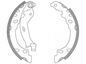 OPEN PARTS BSA2083.00 stabdžių trinkelių komplektas 
 Techninės priežiūros dalys -> Papildomas remontas
77362615, 77365085, 1581895, 9S512200AA