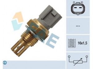 FAE 33236 siuntimo blokas, įsiurbiamo oro temperatūra 
 Elektros įranga -> Jutikliai
89424 60010, 89424-28020, 89424-60010