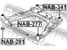 FEBEST NAB-341 stebulės laikiklio įvorė 
 Ašies montavimas/vairavimo mechanizmas/ratai -> Ašies atrama/ašies korpusas/ašies montavimas -> Pasukamojo veleno sujungimas
54400-1KA0A, 54400-1KA1A