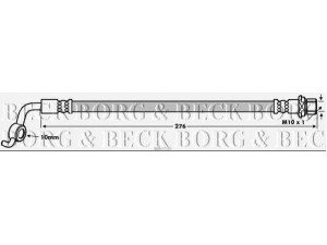 BORG & BECK BBH7720 stabdžių žarnelė 
 Stabdžių sistema -> Stabdžių žarnelės
90947-02E59, 90947-02F52, 90947-02F59