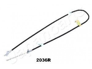 JAPANPARTS BC-2036R trosas, stovėjimo stabdys 
 Stabdžių sistema -> Valdymo svirtys/trosai
4642052050