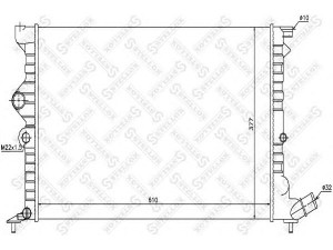 STELLOX 10-25675-SX radiatorius, variklio aušinimas 
 Aušinimo sistema -> Radiatorius/alyvos aušintuvas -> Radiatorius/dalys
1301.P0, 1301N9, 1331HZ