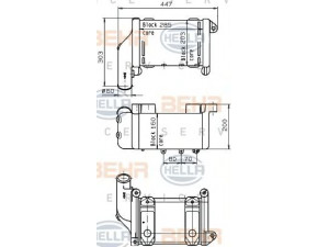 HELLA 8MO 376 765-371 alyvos aušintuvas, lėtintuvas
53 951 001, 53 951 002, 53 951 003