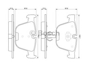 BOSCH 0 986 424 698 stabdžių trinkelių rinkinys, diskinis stabdys 
 Techninės priežiūros dalys -> Papildomas remontas
34 11 6 763 305, 34 21 6 757 536