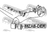 FEBEST MZAB-DER stebulės laikiklio įvorė
D651-28-460