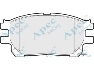 APEC braking PAD1445 stabdžių trinkelių rinkinys, diskinis stabdys 
 Techninės priežiūros dalys -> Papildomas remontas
0446528490, 04465YZZCL, 446528490