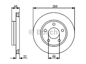 BOSCH 0 986 479 463 stabdžių diskas 
 Dviratė transporto priemonės -> Stabdžių sistema -> Stabdžių diskai / priedai
8D0 615 601 D, 8D0 615 601 D