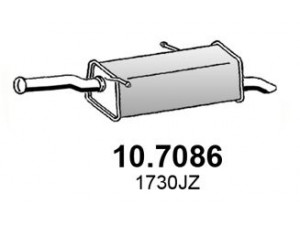 ASSO 10.7086 galinis duslintuvas 
 Išmetimo sistema -> Duslintuvas
1717JZ, 1717JZ