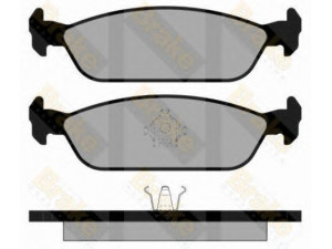 Brake ENGINEERING PA676 stabdžių trinkelių rinkinys, diskinis stabdys 
 Techninės priežiūros dalys -> Papildomas remontas
0449287701, 0449287701000, 0449287702
