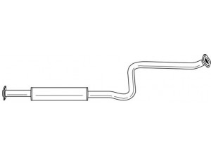 AKS DASIS SG38447 vidurinis duslintuvas