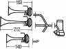 HELLA 3PD 003 001-671 garsinis signalas