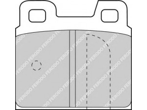 FERODO FDB93 stabdžių trinkelių rinkinys, diskinis stabdys 
 Techninės priežiūros dalys -> Papildomas remontas
116002600301, 60727290, 60778260