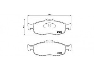 BREMBO P 24 037 stabdžių trinkelių rinkinys, diskinis stabdys 
 Techninės priežiūros dalys -> Papildomas remontas
1073731, 1079347, 1095201, 1096942
