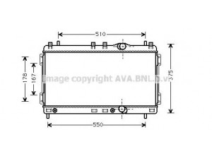AVA QUALITY COOLING CR2055 radiatorius, variklio aušinimas 
 Aušinimo sistema -> Radiatorius/alyvos aušintuvas -> Radiatorius/dalys
4546902, 4546902, 4546902