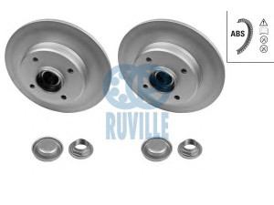RUVILLE 6644BD stabdžių diskas 
 Ašies montavimas/vairavimo mechanizmas/ratai -> Rato stebulė/montavimas -> Rato guolis