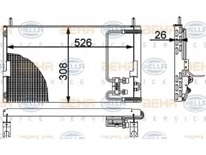 HELLA 8FC 351 317-131 kondensatorius, oro kondicionierius 
 Oro kondicionavimas -> Kondensatorius
944.573.011.01