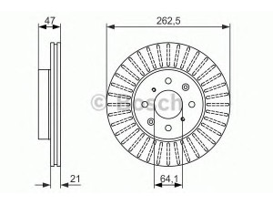 BOSCH 0 986 479 896 stabdžių diskas 
 Stabdžių sistema -> Diskinis stabdys -> Stabdžių diskas
44400-SK3-E10, 45251-SK3-E00, EAP 9579