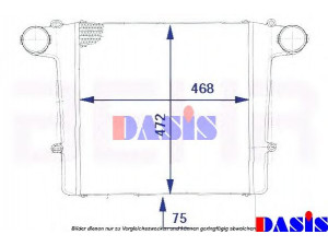 AKS DASIS 077030N tarpinis suslėgto oro aušintuvas, kompresorius
14461D6400