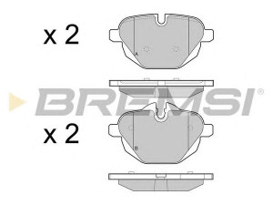 BREMSI BP3449 stabdžių trinkelių rinkinys, diskinis stabdys
34216788284, 34216796741, 34216798193