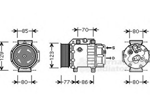VAN WEZEL 1800K378 kompresorius, oro kondicionierius 
 Oro kondicionavimas -> Kompresorius/dalys
1234257, 1306783, 1433627, 3M5H19D629HB