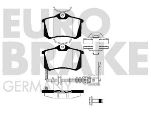 EUROBRAKE 5502224781 stabdžių trinkelių rinkinys, diskinis stabdys 
 Techninės priežiūros dalys -> Papildomas remontas
6Q0698451, 6Q0698451B