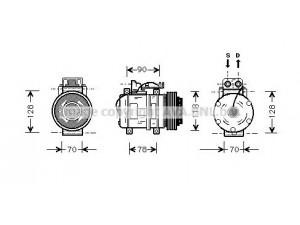 AVA QUALITY COOLING MSK275 kompresorius, oro kondicionierius 
 Oro kondicionavimas -> Kompresorius/dalys
0002301111