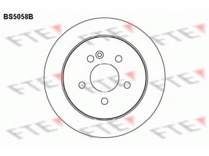 FTE BS5058B stabdžių diskas 
 Stabdžių sistema -> Diskinis stabdys -> Stabdžių diskas
163 421 01 12, 163 423 01 12