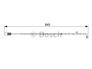 BOSCH 1 987 473 044 įspėjimo kontaktas, stabdžių trinkelių susidėvėjimas 
 Stabdžių sistema -> Susidėvėjimo indikatorius, stabdžių trinkelės
34 35 6 755 267, 34 35 6 778 038