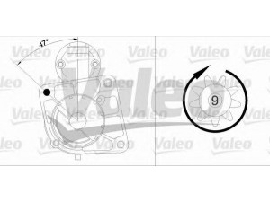 VALEO 458162 starteris 
 Elektros įranga -> Starterio sistema -> Starteris
51832950, 51890631, 55193356, 51890631