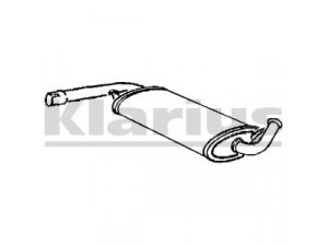 KLARIUS AU222J vidurinis duslintuvas 
 Išmetimo sistema -> Duslintuvas
4A0253409A, 4A0253409AE, 4A0253409AQ