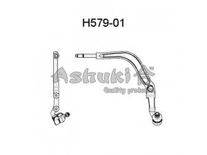 ASHUKI H579-01 vikšro valdymo svirtis 
 Ašies montavimas/vairavimo mechanizmas/ratai -> Valdymo svirtis/pasukamosios svirties sujungimas -> Vairo trauklės (valdymo svirtis, išilginis balansyras, diago
210276/ABS, 26-04-495/ASHIKA, 31-16 050 0001/MEYLE
