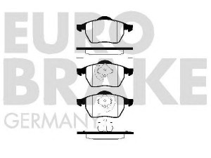 EUROBRAKE 5502224734 stabdžių trinkelių rinkinys, diskinis stabdys 
 Techninės priežiūros dalys -> Papildomas remontas
1J0698151L, 8N0698151, 3A0698151