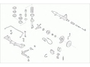 SACHS BMW-3COU-FS005 vairavimo mechanizmas; rato pakaba 
 Vairavimas -> Prekių paieška pagal schemą