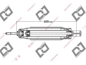 DJ PARTS DS1643GT amortizatorius 
 Pakaba -> Amortizatorius
4853169335