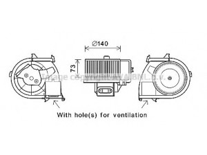 AVA QUALITY COOLING RT8594 elektrovariklis, vidinis pūtiklis 
 Šildymas / vėdinimas -> Orpūtė/dalys
7701049076