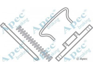 APEC braking KIT206 priedų komplektas, stabdžių trinkelė 
 Stabdžių sistema -> Būgninis stabdys -> Dalys/priedai