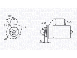 MAGNETI MARELLI 063102003010 starteris 
 Elektros įranga -> Starterio sistema -> Starteris
46231541, 46419332, 46419392