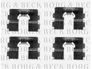 BORG & BECK BBK1061 priedų komplektas, diskinių stabdžių trinkelės 
 Stabdžių sistema -> Diskinis stabdys -> Stabdžių dalys/priedai
