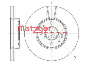 METZGER 6227.10 stabdžių diskas 
 Dviratė transporto priemonės -> Stabdžių sistema -> Stabdžių diskai / priedai
7700 802 232, 7700 841 563, 7701 204 300