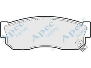 APEC braking PAD457 stabdžių trinkelių rinkinys, diskinis stabdys 
 Techninės priežiūros dalys -> Papildomas remontas
41060-01A90, 4106001A90, 4106061A90