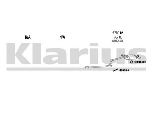 KLARIUS 210103E išmetimo sistema 
 Išmetimo sistema -> Išmetimo sistema, visa
