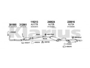 KLARIUS 940765E išmetimo sistema 
 Išmetimo sistema -> Išmetimo sistema, visa